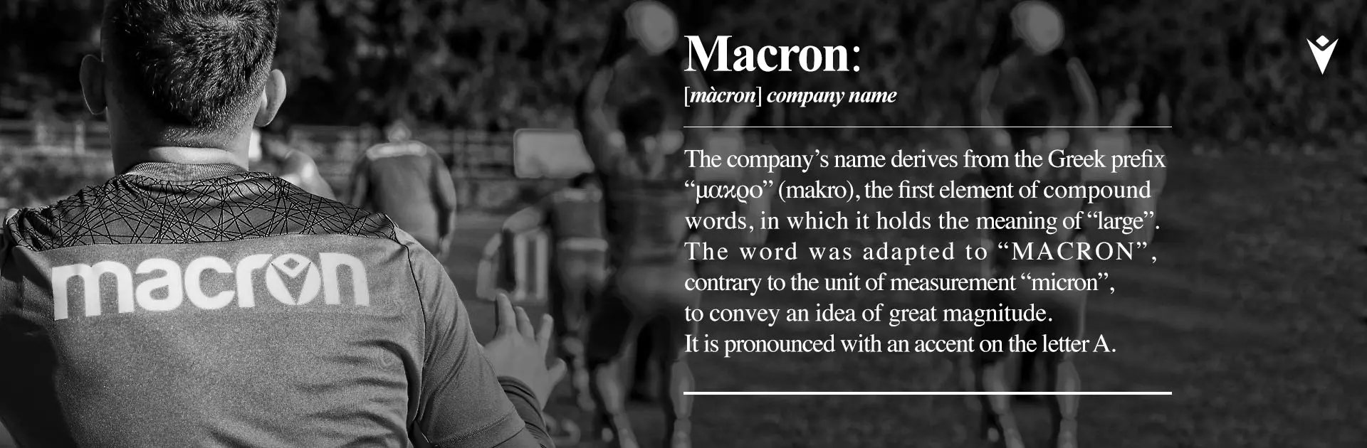 macron sportshub muenchen - sportbekleidung teamwear showroom Macron Name